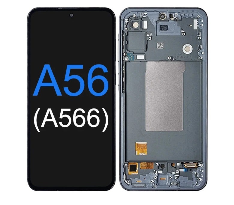 High Quality Replacement Inner Screen Compatible With SAM A56 FULL WITH FRAME OLED - Generic - Image 1